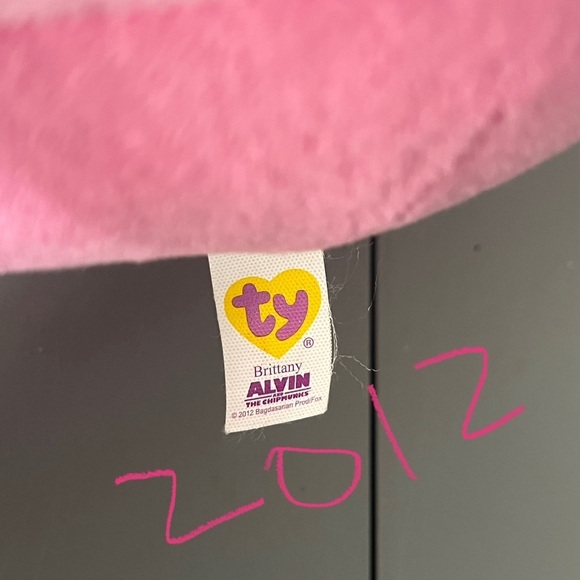 3/25$(Mix) TY Beanie Ballz Alvin and the Chipmunks Brittany Ball Plush 2012 - Picture 9 of 10